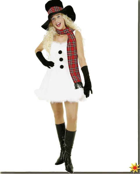 Kostüm Schneegirl Karnevalskostüm Schneegirl