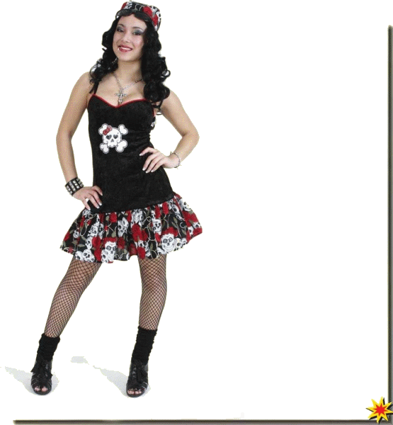 Kostüm Kleid Black Rose Kostüm Sexy Kleid