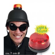 Bikerhelm mit Blinklicht