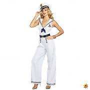 Kostüm Matrosin Marleen, Jumpsuit Kostüm Matrosin