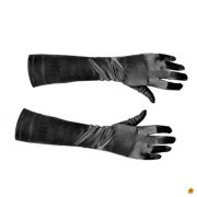 schwarze Handschuhe