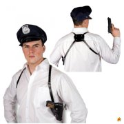 Karneval Zubehör Holster Polizei