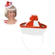 Sailor Haarreif rot-weiß Sailor Haarreif