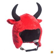 Skihelm Cover Teufel