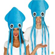 Spaßhut Qualle blau Spaßhut Qualle