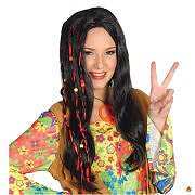 Damen Hippie Langhaar-Perücke
